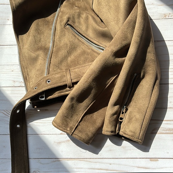 ZARA | Cropped Suede Jacket - Picture 9 of 9